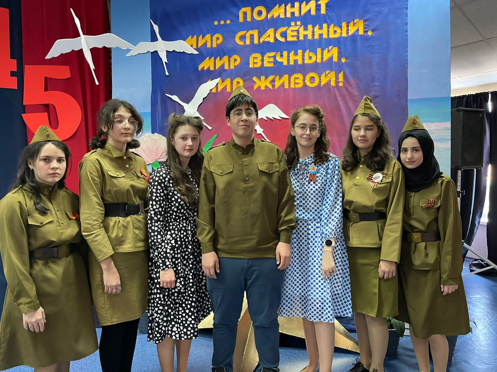 День Победы в школе «Сафинат»
