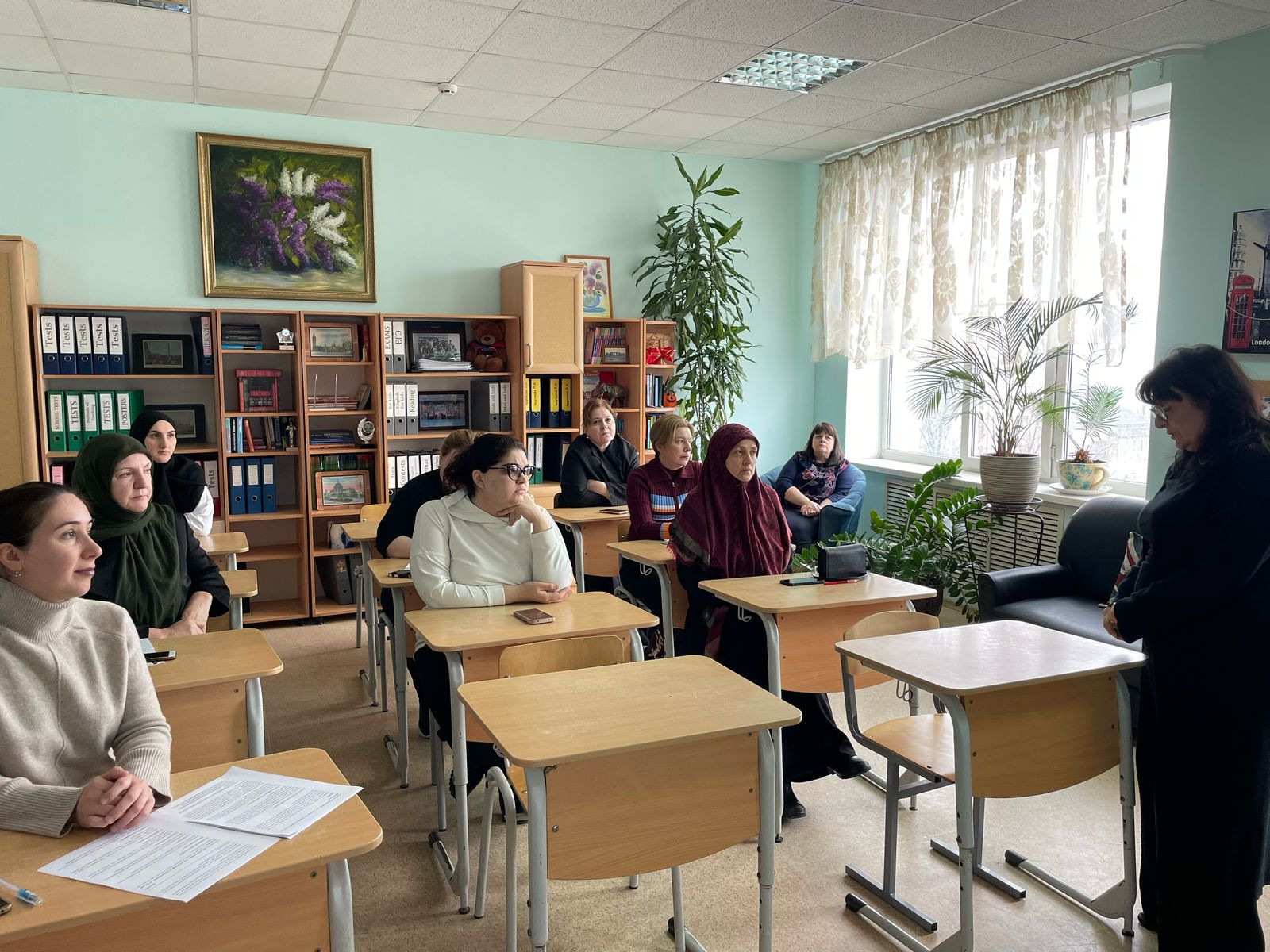 Заседание методического объединения учителей иностранных языков.