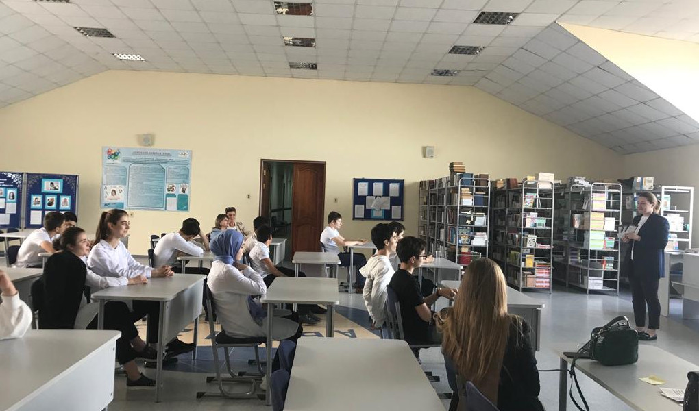 Встреча учащихся 9-11 классов с представителями «Международной школы молодежной дипломатии»