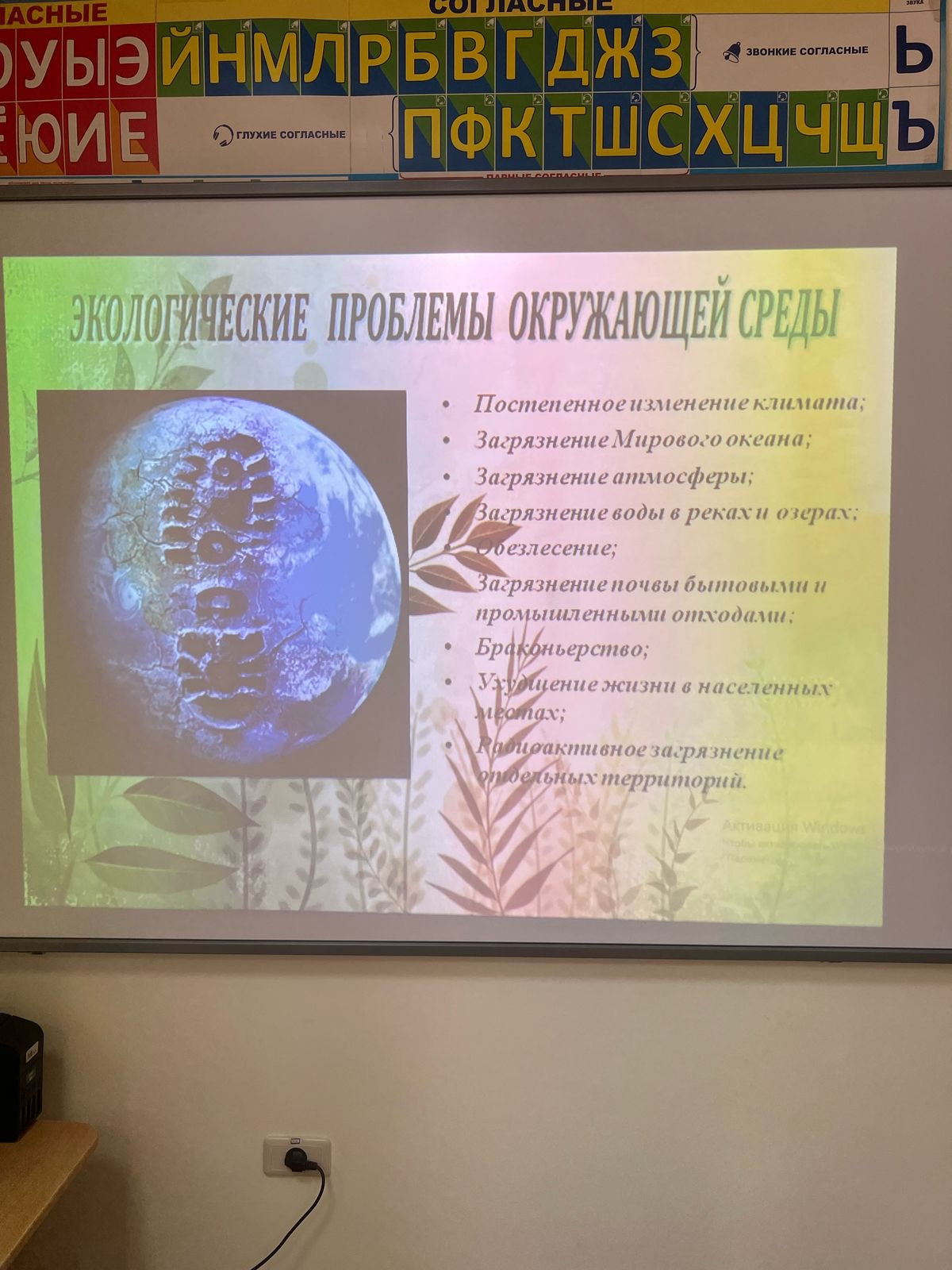 Классный час во 2б, посвященный «Дню Земли»