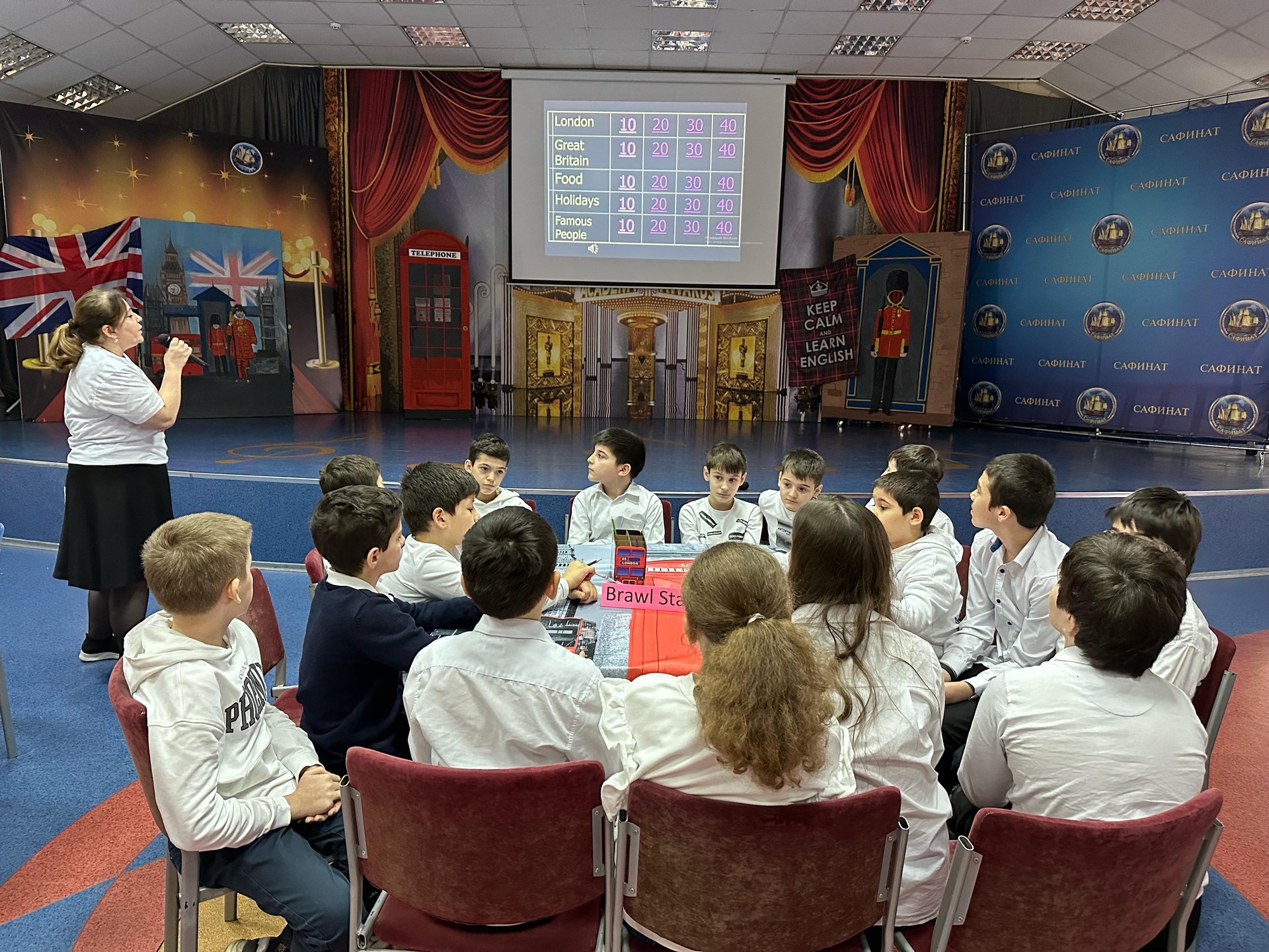 Интеллектуальная игра на английском языке “Jeopardy”