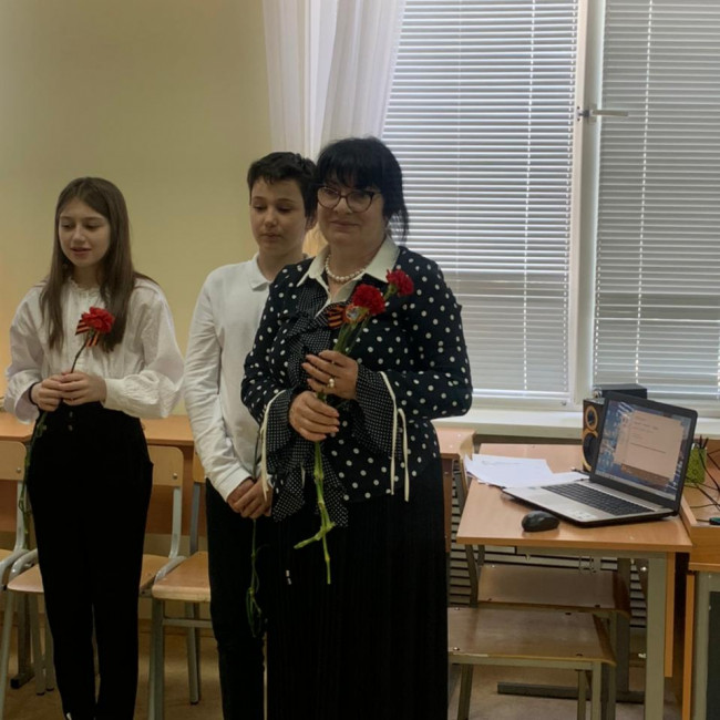 День победы в школе"Сафинат"