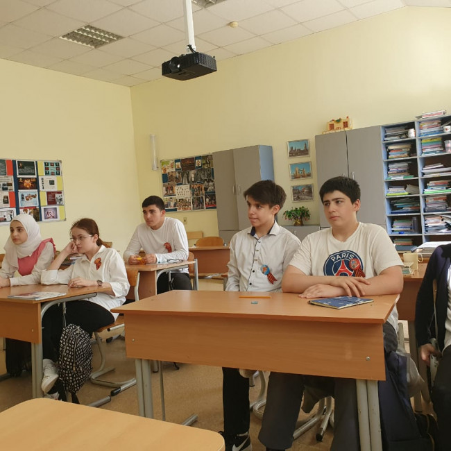 День победы в школе"Сафинат"