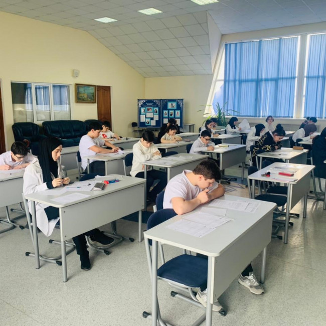 В школе"Сафинат" проходят пробные ОГЭ и ЕГЭ