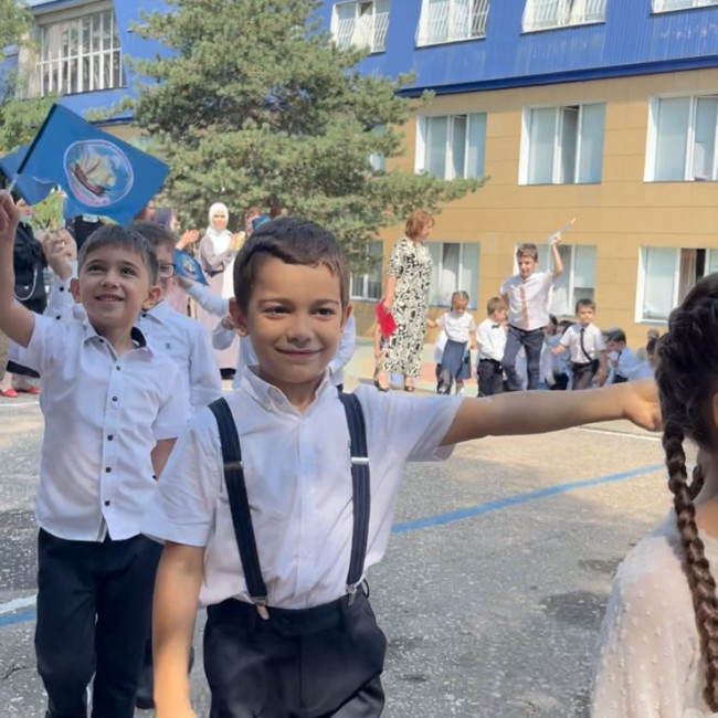 Первый звонок в школе "Сафинат"