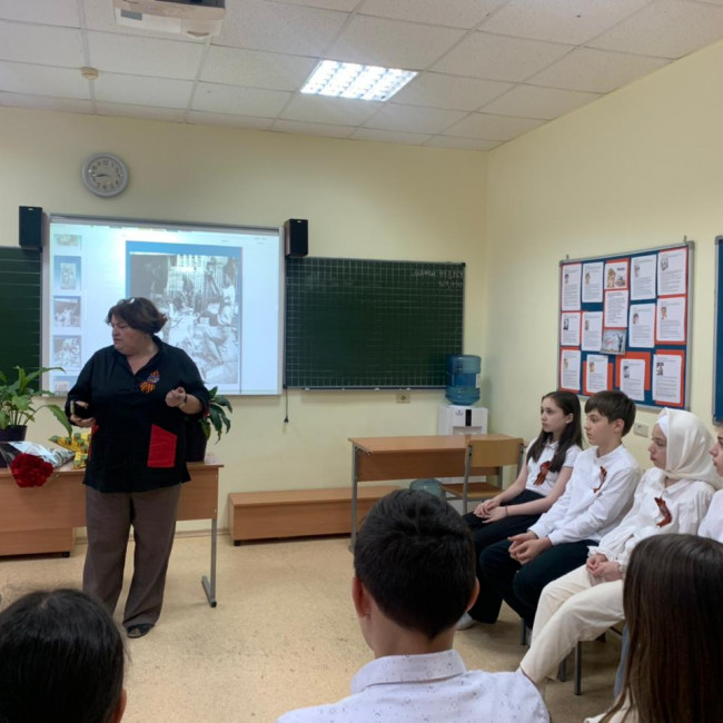 День победы в школе"Сафинат"